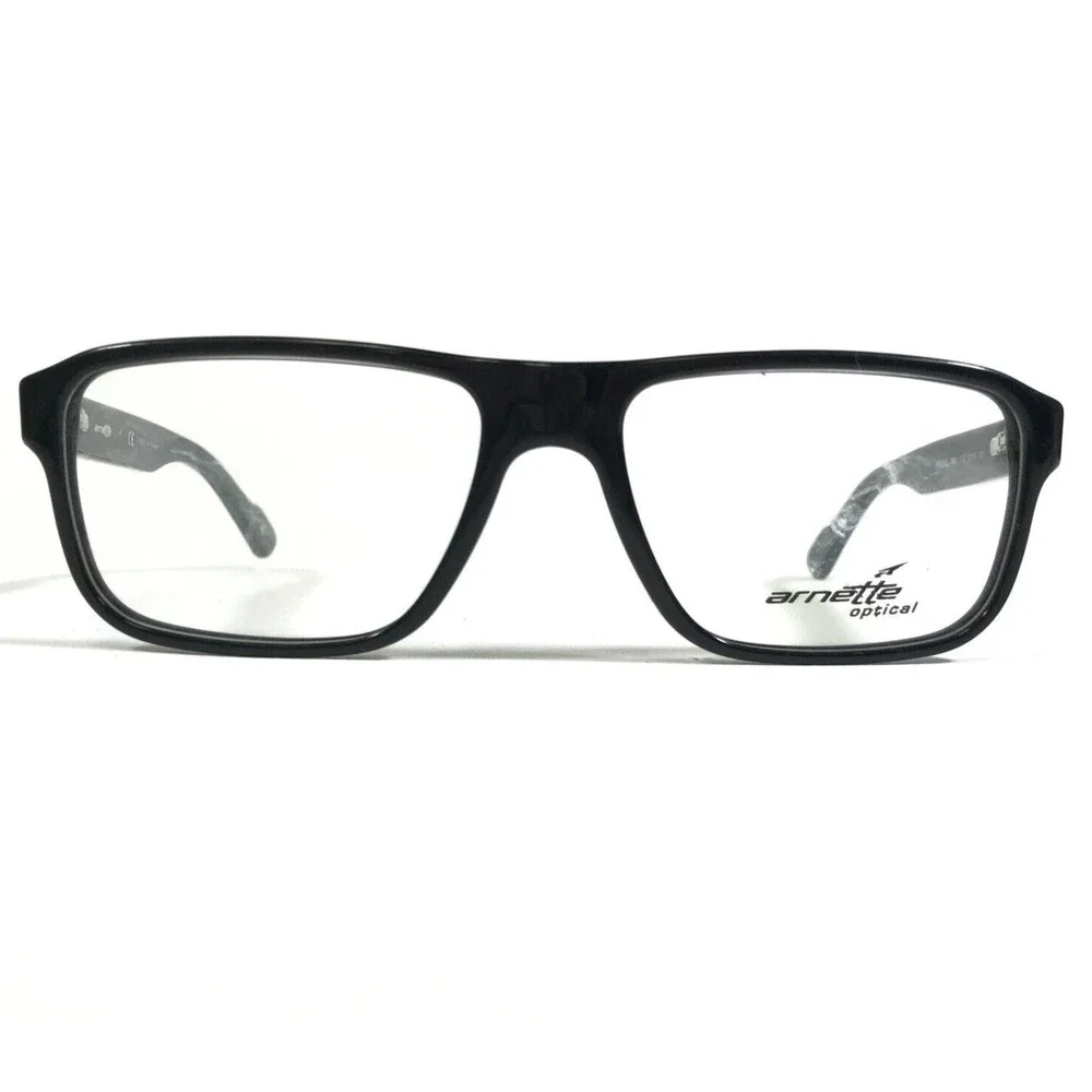 Arnette REVIVAL 7062 1143 Eyeglasses Frames Black Rectangular Full Rim 53-16-140